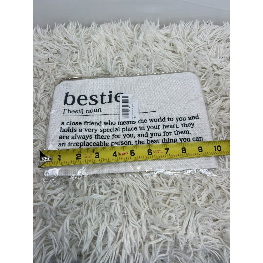 Bestie Definition Makeup Bag Pencil Holder Best Friend Gifts Christmas Stocking - Picture 4 of 5